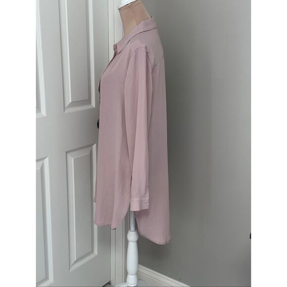 Delicate pink Como Vintage chiffon blouse - Picture 2 of 9